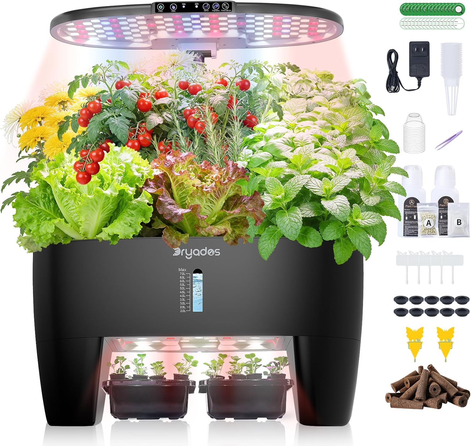 Smart Pod Garden - Hydroponic Growing System Kit 16 Pods