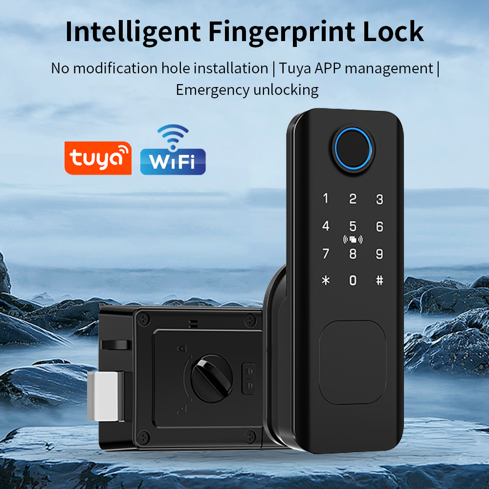 Smart Garden Outdoor - Wifi Fingerprint Waterproof Outdoor Garden Lock