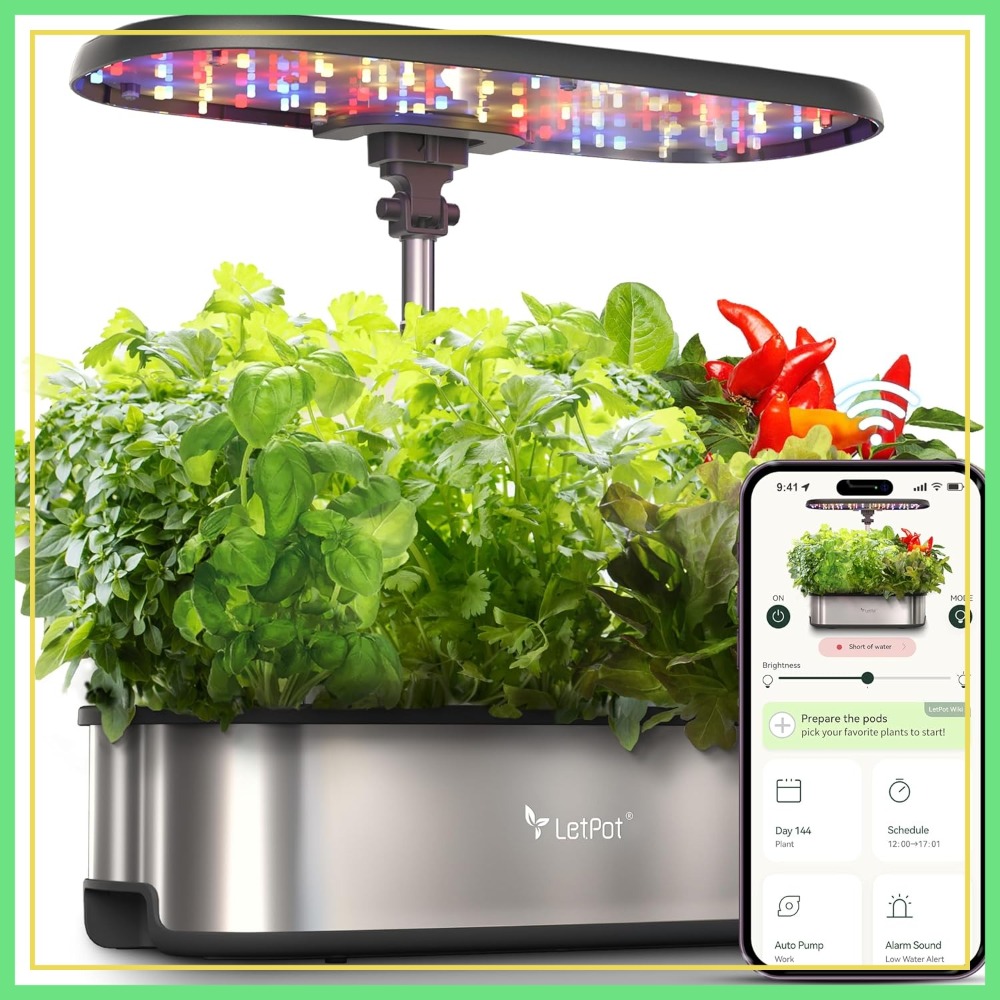Smart Pod Garden - Smart Hydroponic Growing System, 12 Pods
