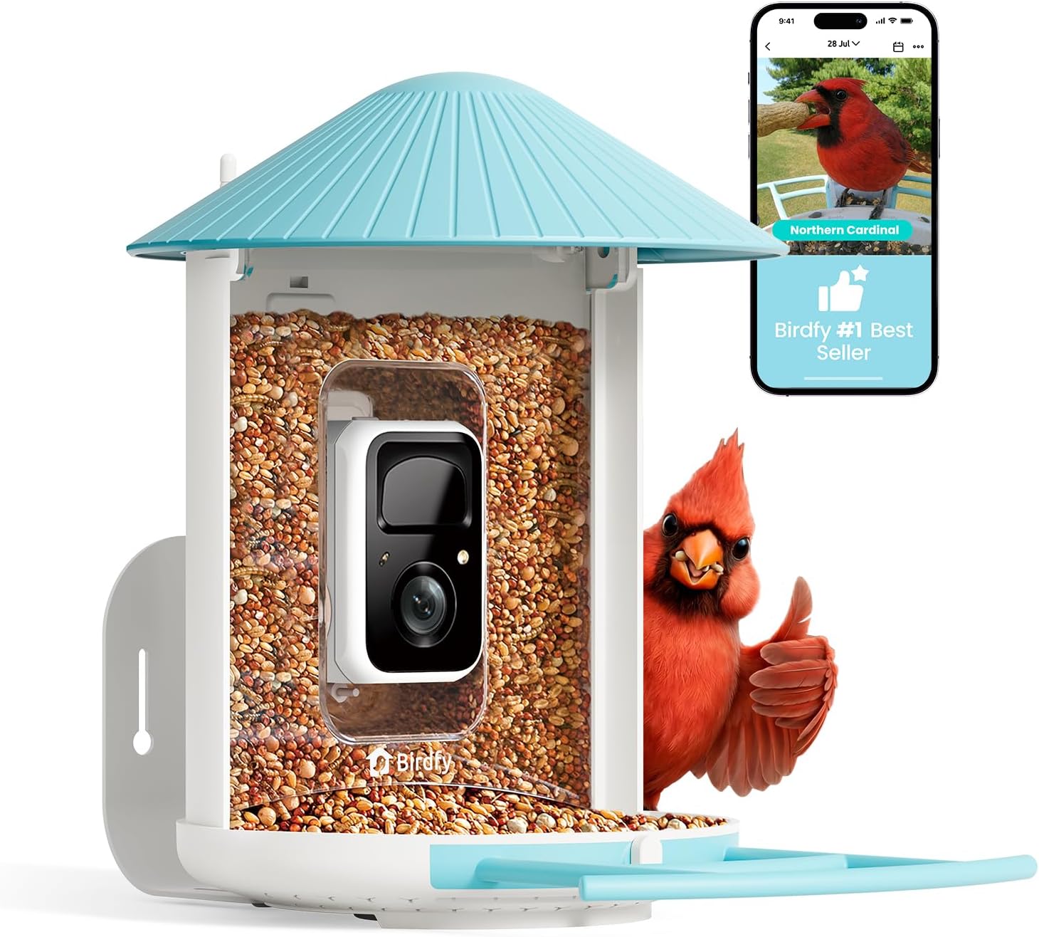 Smart Bird Feeder Camera - Smart Bird Feeder with AI Camera,