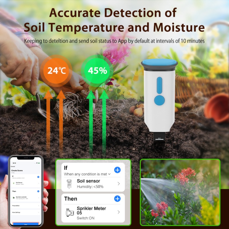Smart Garden Outdoor - Tuya Smart Bluetooth WIFI Soil Tester