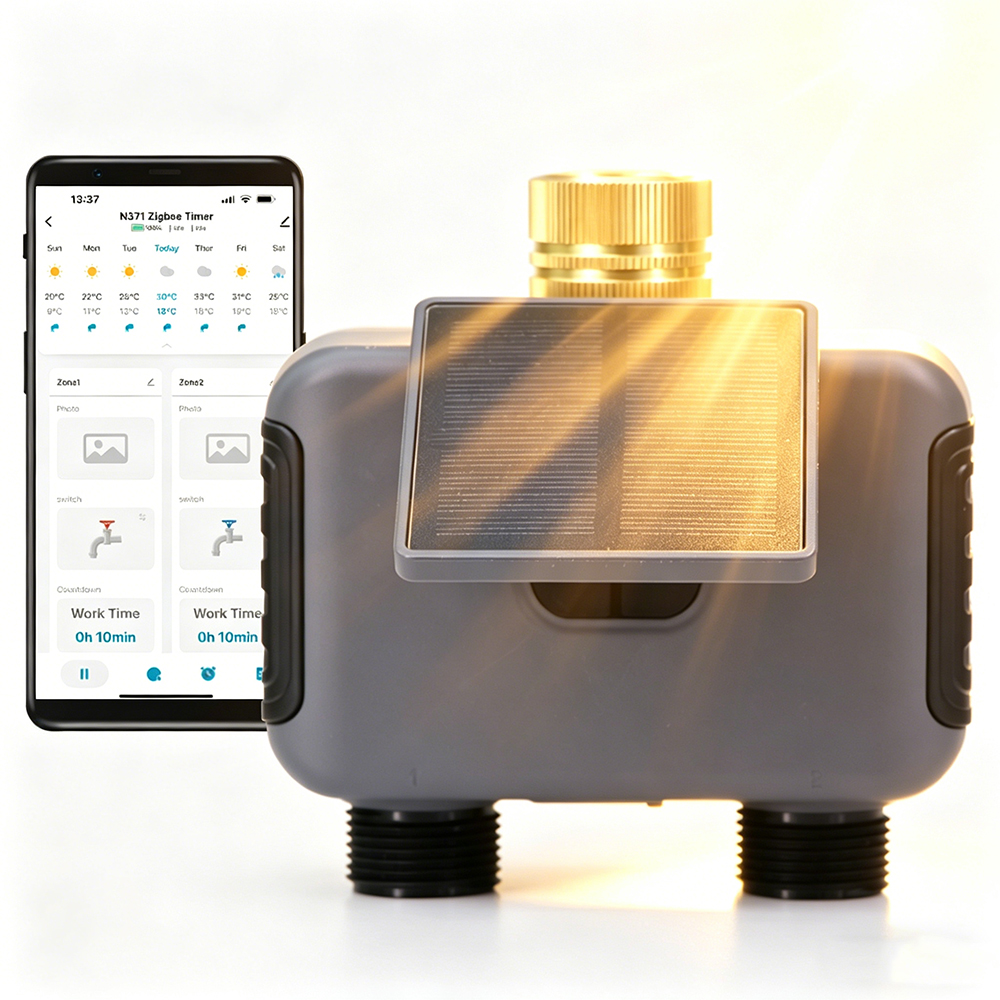 Tuay Smart Solar 2-Zone Wateri - Smart Garden Tap Timer avaliação e preço