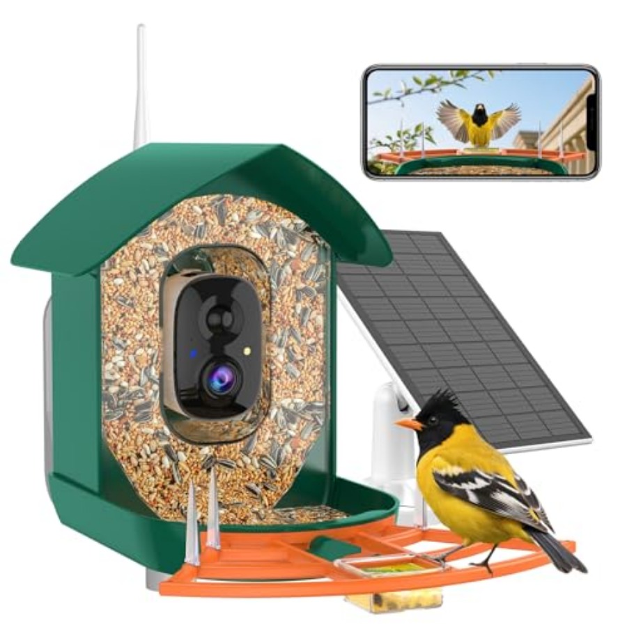 Bird Feeder with Camera, WiFi  - Smart Bird Feeder Camera avaliação e preço