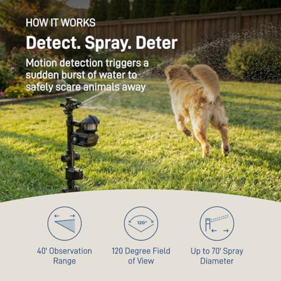 Motion-Activated Yard Sprinkle - Smart Garden Outdoor avaliação e preço