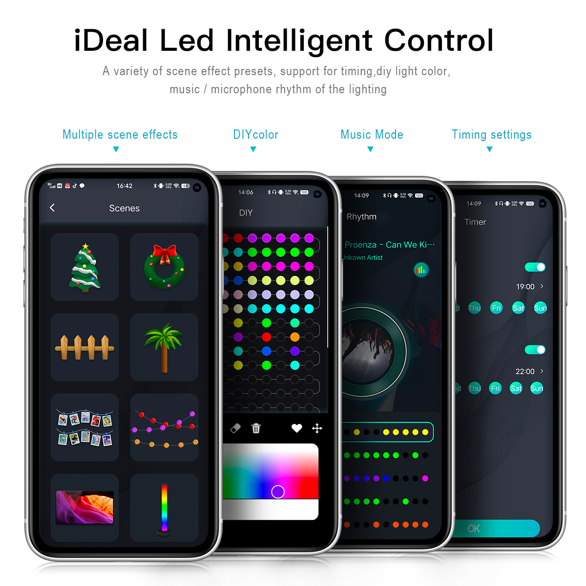 5m 10m 20m Smart String Light  - Smart Garden Festoon Lights avaliação e preço