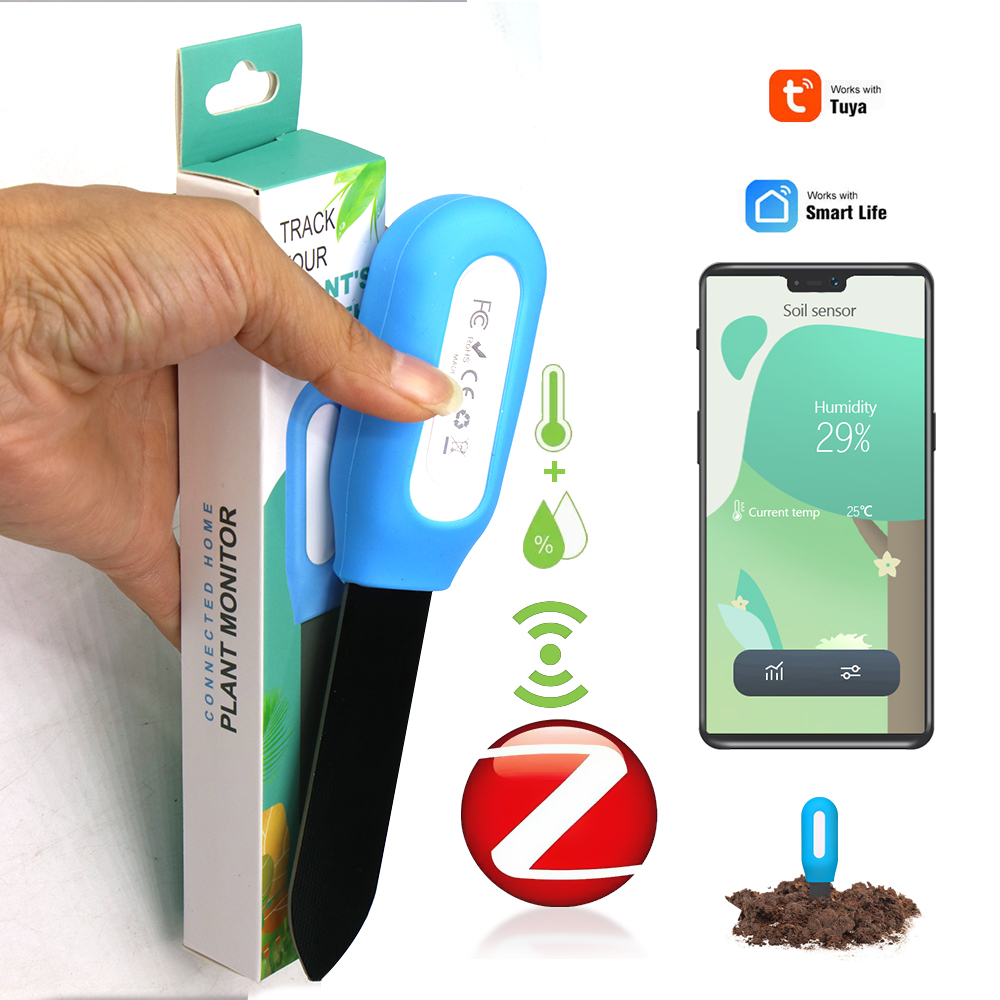 Smart Zigbee Soil Sensor for H - Smart Garden Sensors avaliação e preço
