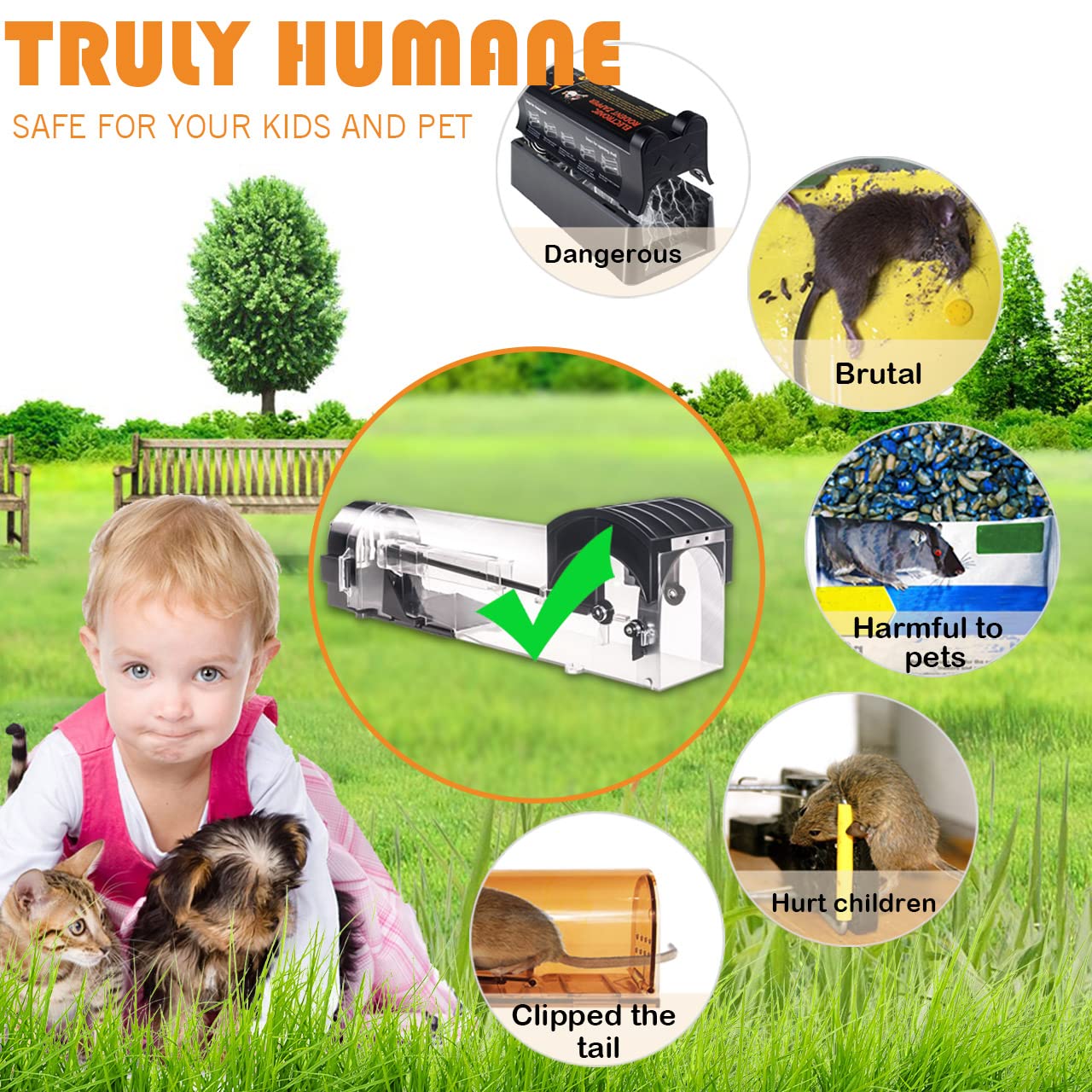 Safe Firm Humane Reusable Plas - Smart Garden Outdoor avaliação e preço