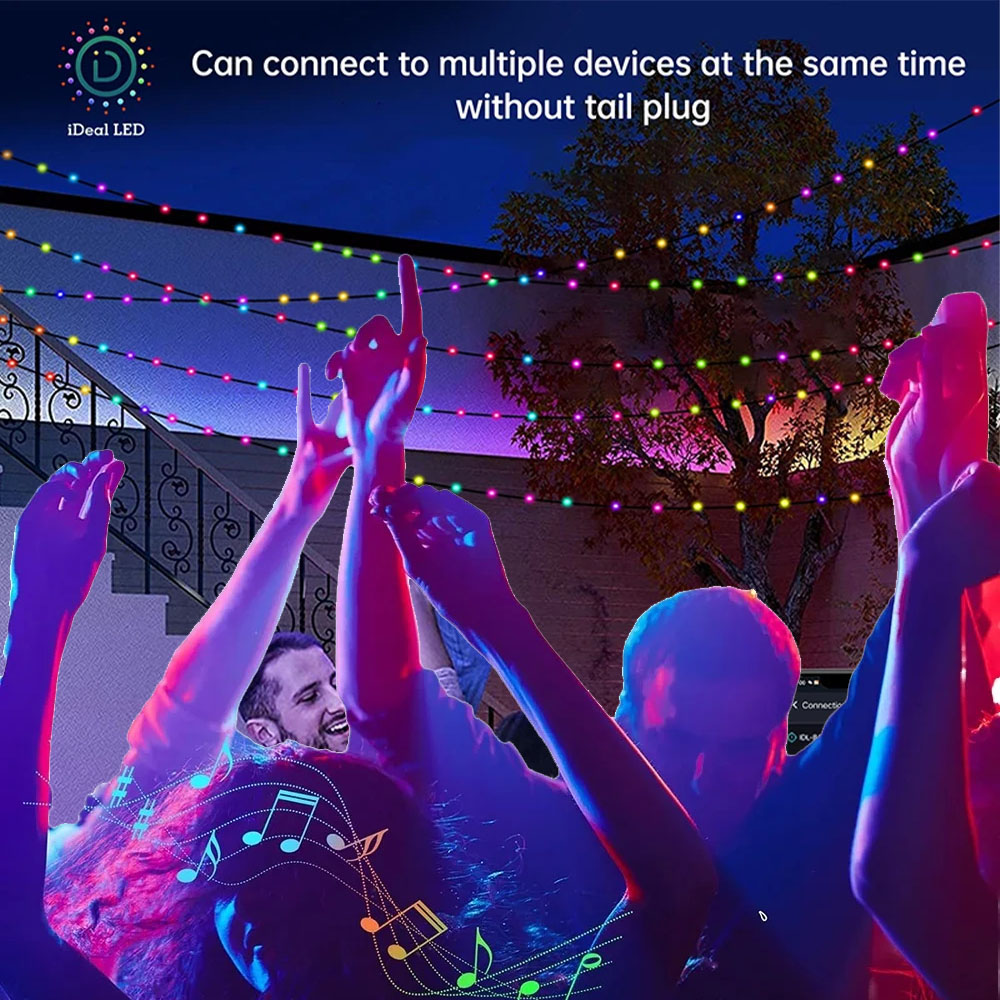 RGBIC Smart String Lights USB  - Smart Garden Festoon Lights avaliação e preço