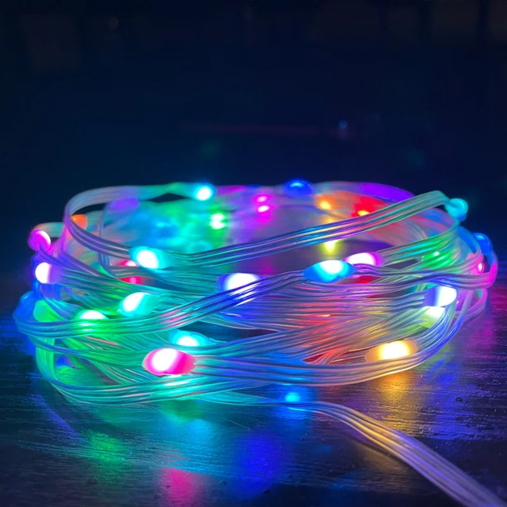 RGBIC Smart String Lights USB  - Smart Garden Festoon Lights avaliação e preço