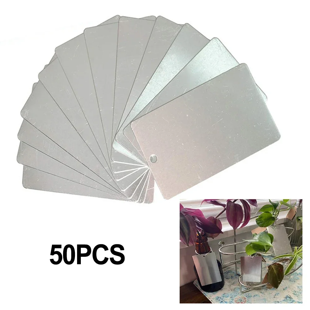 50pcs Aluminum Plant Markers P - Garden Journal Planner avaliação e preço