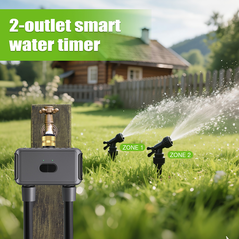 Wifi Automatic Water Timer Dua - Smart Garden Outdoor avaliação e preço