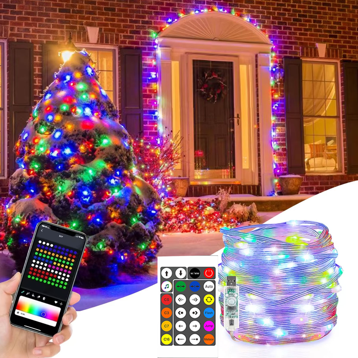 Led Fairy Light Strip Christma - Smart Garden Festoon Lights avaliação e preço