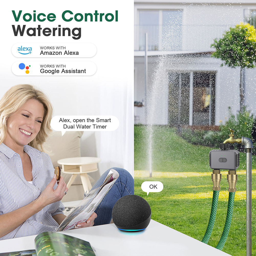 Tuya Smart Water Timer Zigbee/ - Smart Garden Outdoor avaliação e preço