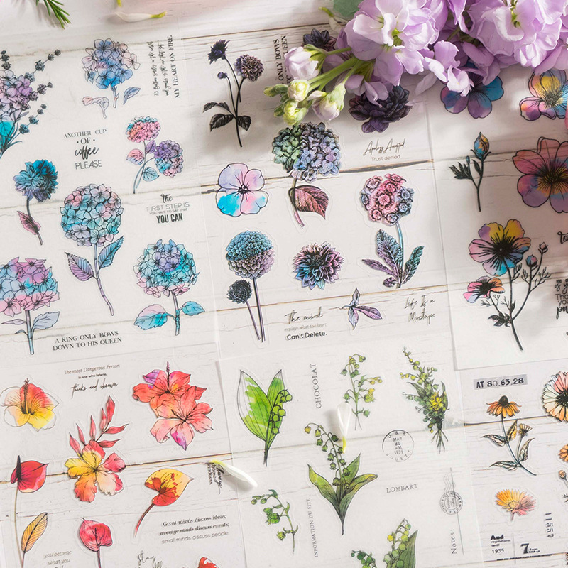 30pcs Kawaii Stationery Sticke - Garden Journal Planner avaliação e preço