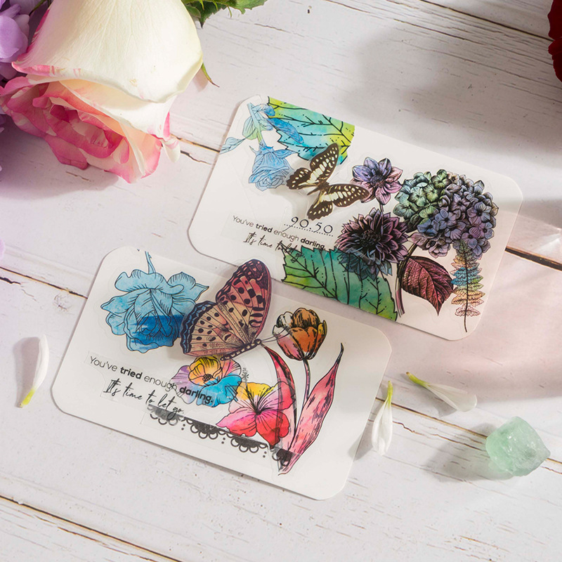 30pcs Kawaii Stationery Sticke - Garden Journal Planner avaliação e preço