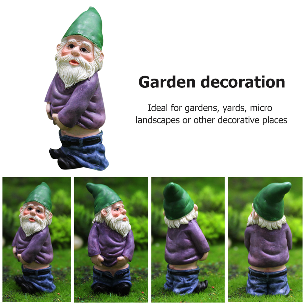 1/4PCS Drunk Gnome Statue Orna - Smart Garden Mini avaliação e preço