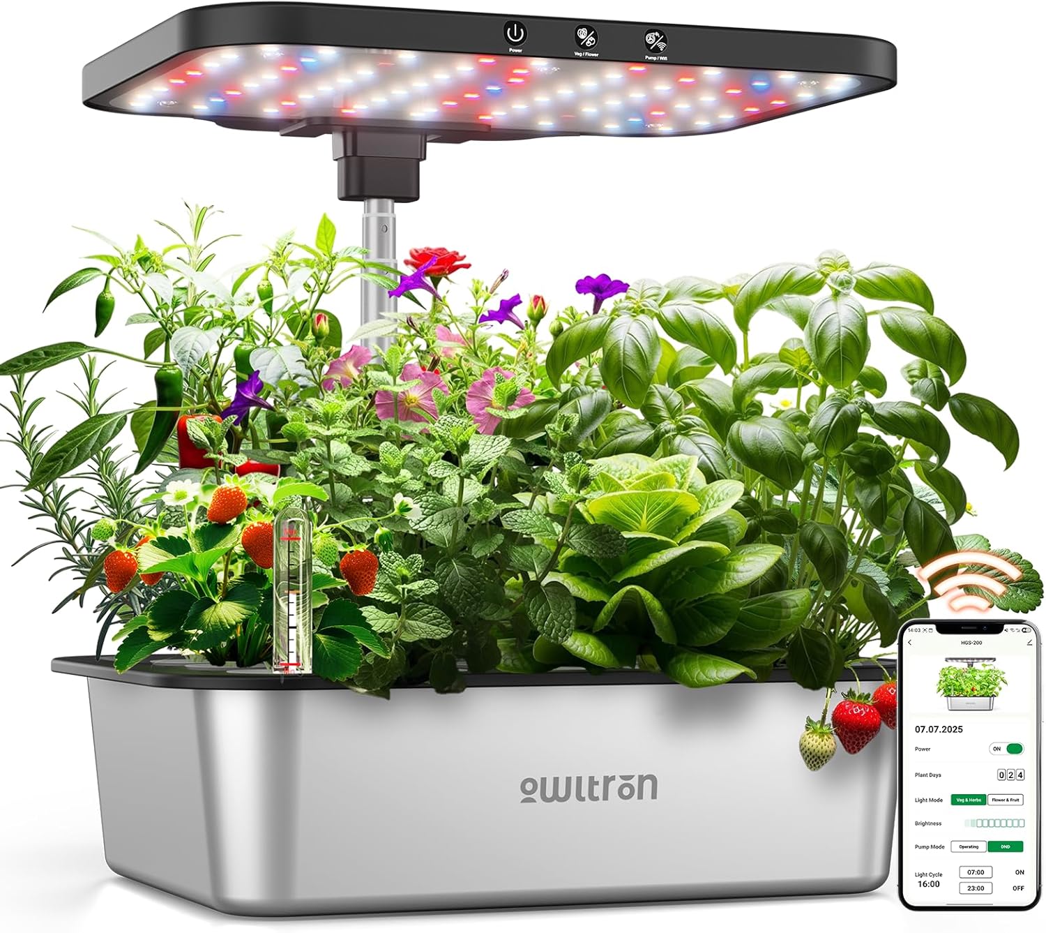 15-Pod Smart Hydroponics Growi - Smart Pod Garden avaliação e preço