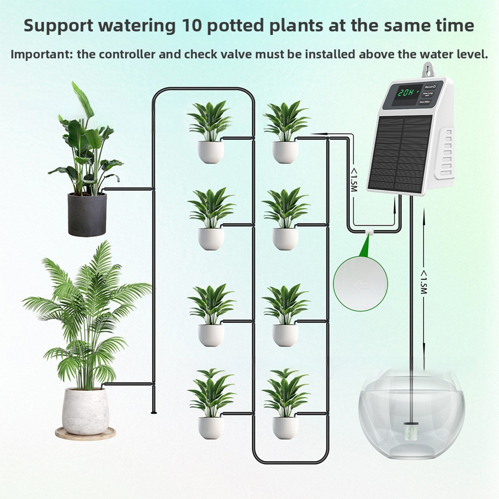 Smart Solar Powered Auto Water - Smart Garden Outdoor avaliação e preço