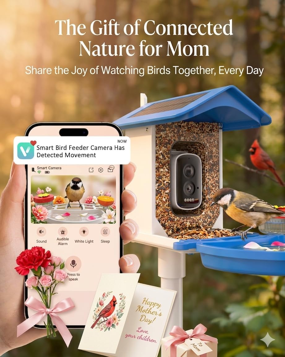 Smart Bird Feeder Camera 2.5K  - Smart Bird Feeder Camera avaliação e preço