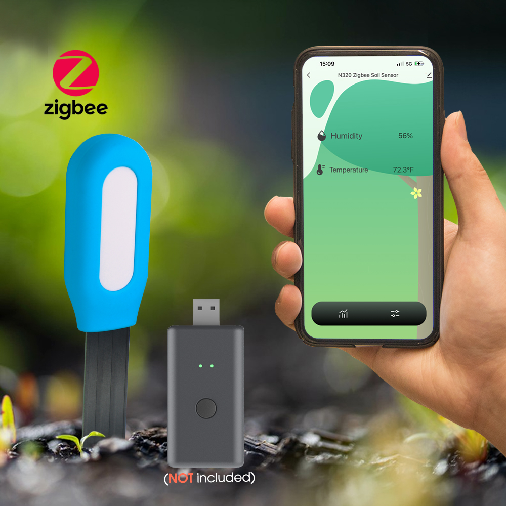 1PCS Tuya Zigbee Soil Sensor H - Smart Garden Sensors avaliação e preço