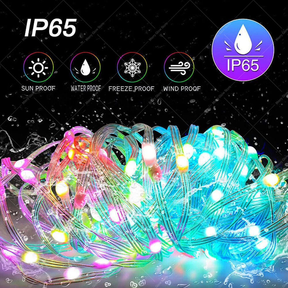 DIY RGBIC Smart String Lights  - Smart Garden Festoon Lights avaliação e preço