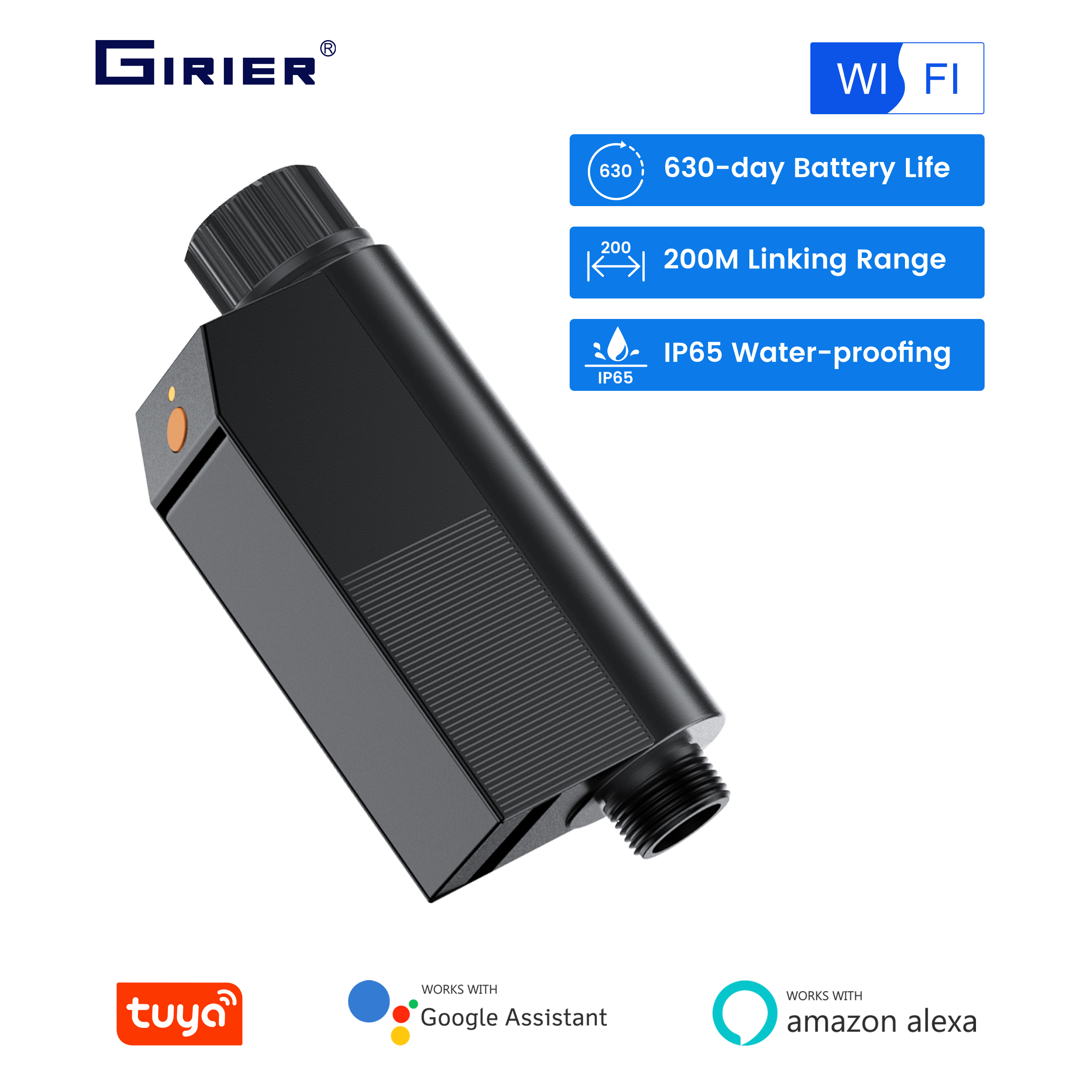 GIRIER Tuya Smart Water Timer  - Smart Garden Tap Timer avaliação e preço