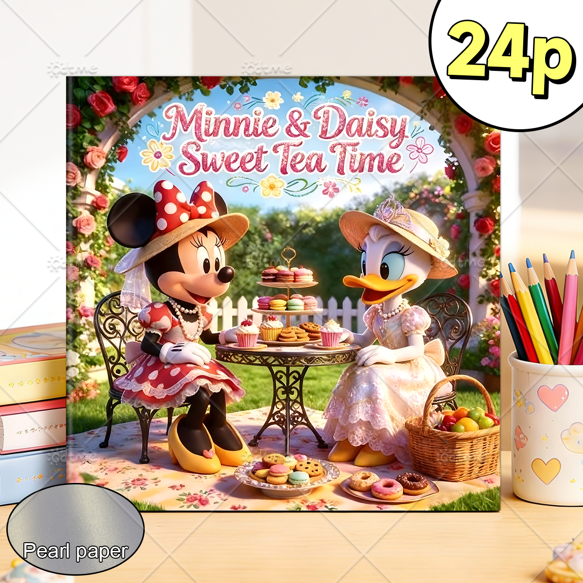 Disney Garden Diary Coloring B - Garden Journal Planner avaliação e preço