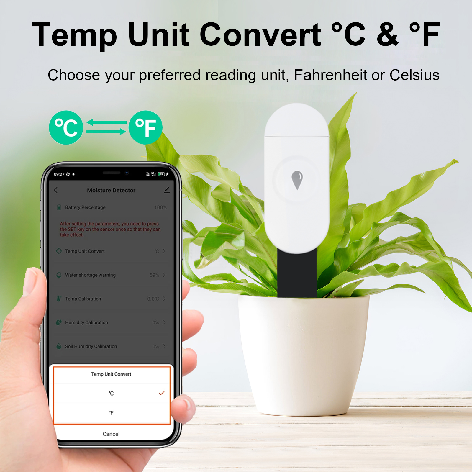 Tuya Zigbee Temperature Humidi - Smart Garden Sensors avaliação e preço