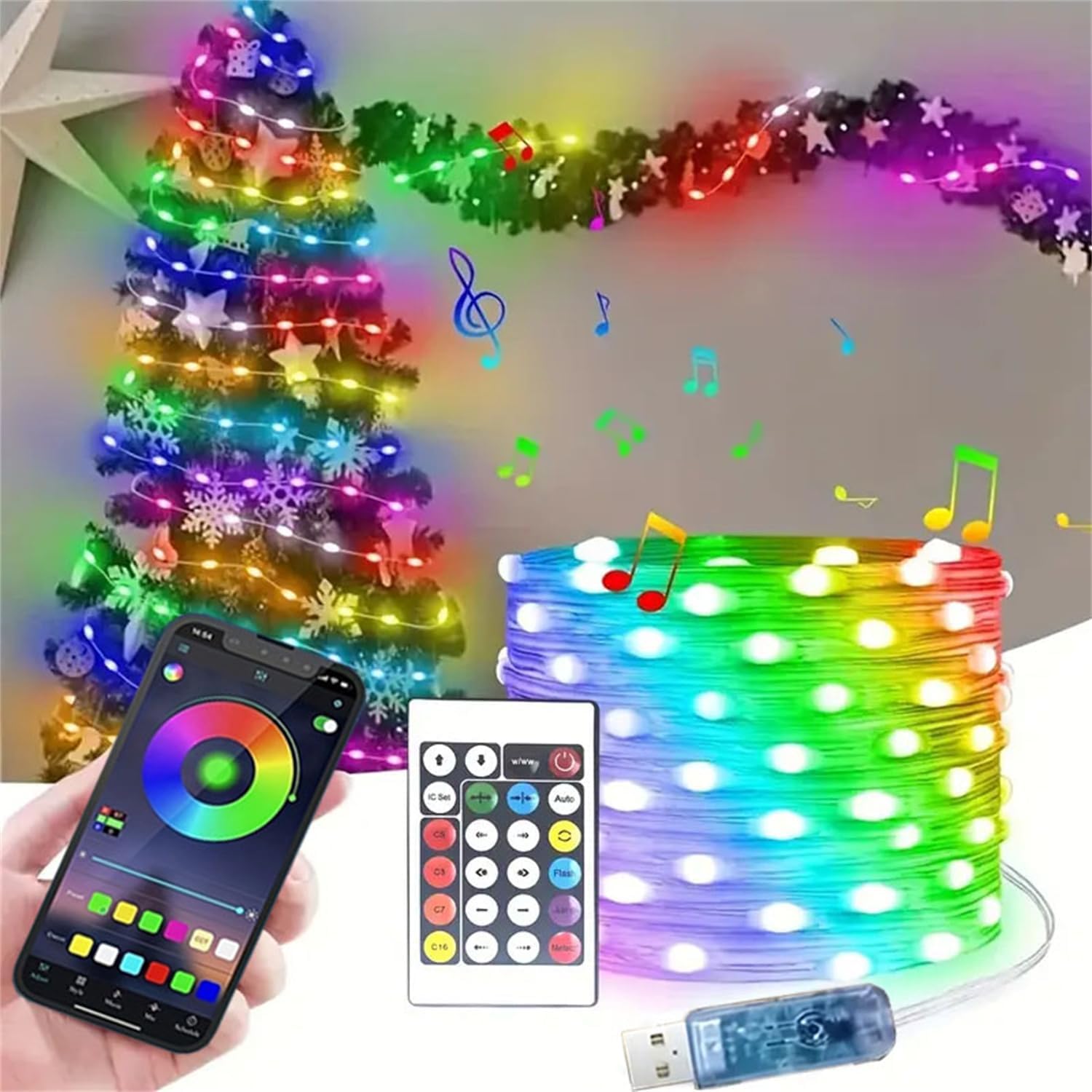 Led Fairy Light Strip Christma - Smart Garden Festoon Lights avaliação e preço