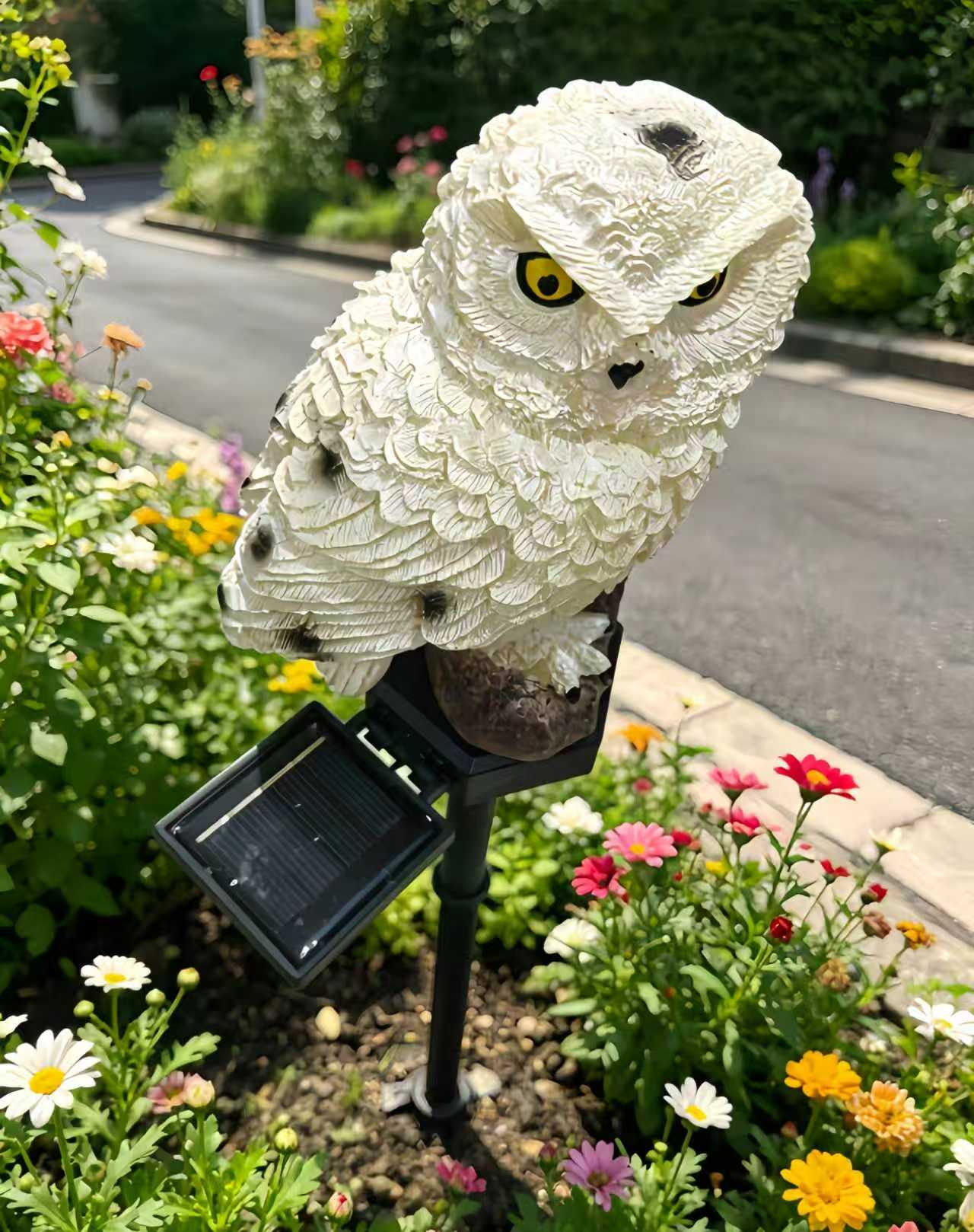 Solar Owl Garden Stake Light O - Smart Garden In Home avaliação e preço