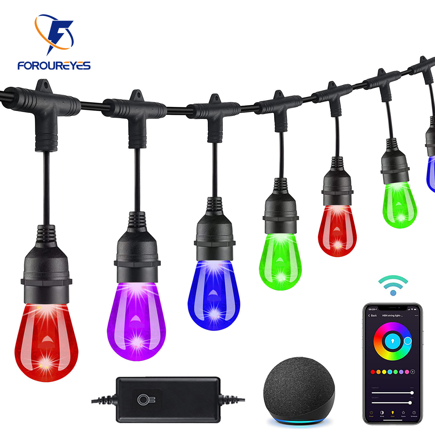10m 20m 30m Outdoor Fairy RGB  - Smart Garden Festoon Lights avaliação e preço