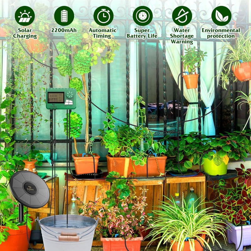 Solar Irrigation Equipment Gre - Smart Garden Watering System avaliação e preço