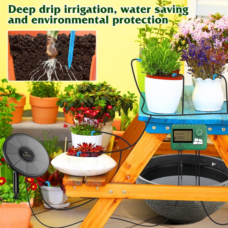 Solar Irrigation Equipment Gre - Smart Garden Watering System avaliação e preço