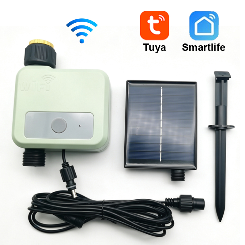 Tuya WiFi Watering Timer Solar - Smart Garden Tap Timer avaliação e preço