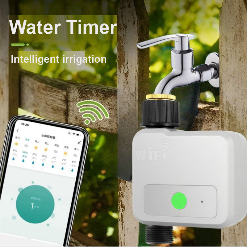 Tuya WiFi Watering Timer Solar - Smart Garden Tap Timer avaliação e preço