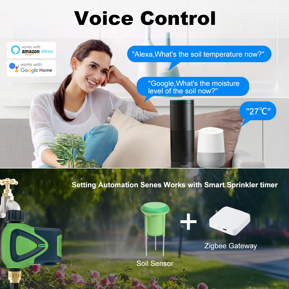 Zigbee Smart Soil Sensor Plant - Smart Garden Outdoor avaliação e preço