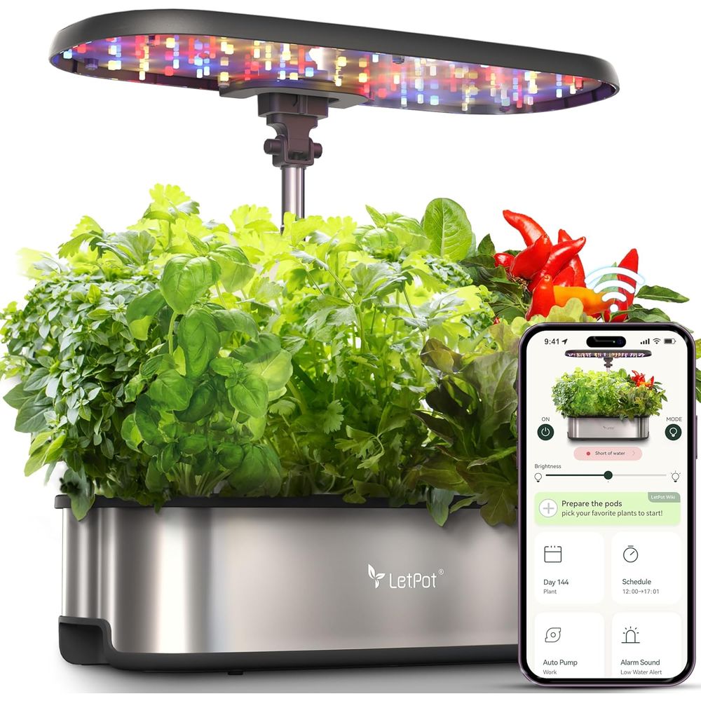 12-Pod Hydroponic Herb Garden  - Smart Pod Garden avaliação e preço