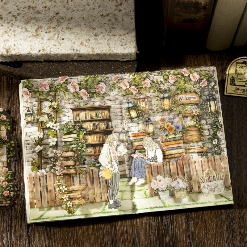 20pcs/lot Kawaii Stationery St - Garden Journal Planner avaliação e preço