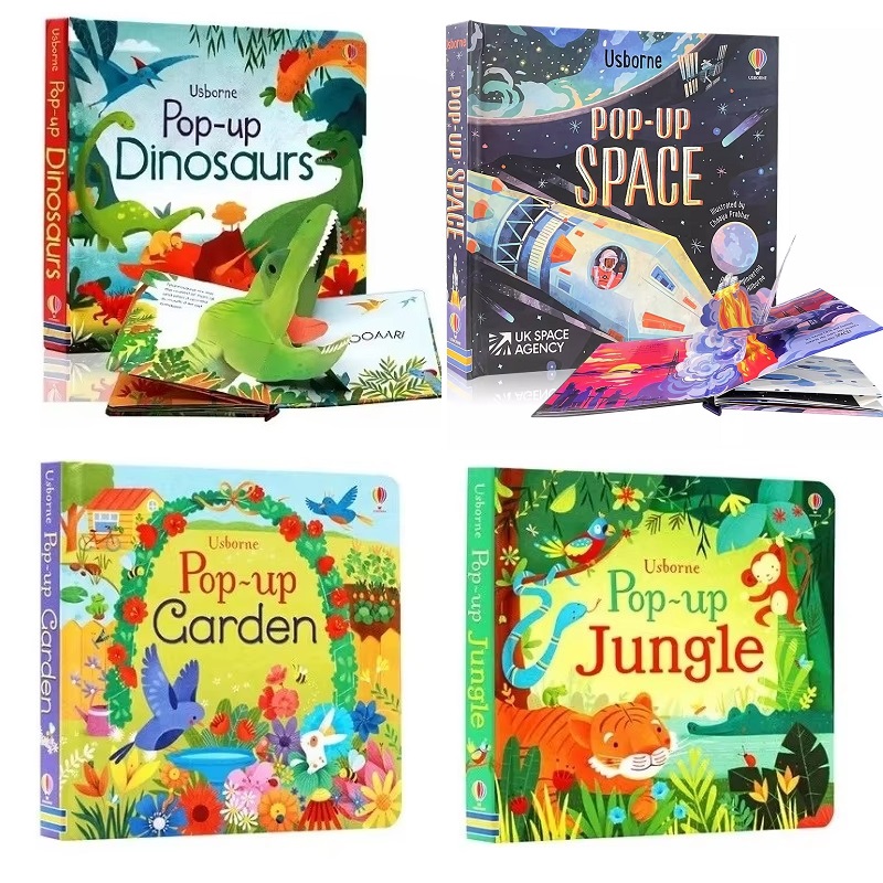 Usborne Pop Up Dinosaurs/Jungl - Garden Journal Planner avaliação e preço
