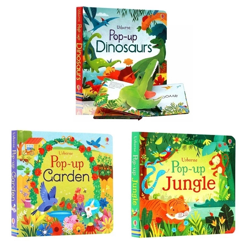 Usborne Pop Up Dinosaurs/Jungl - Garden Journal Planner avaliação e preço