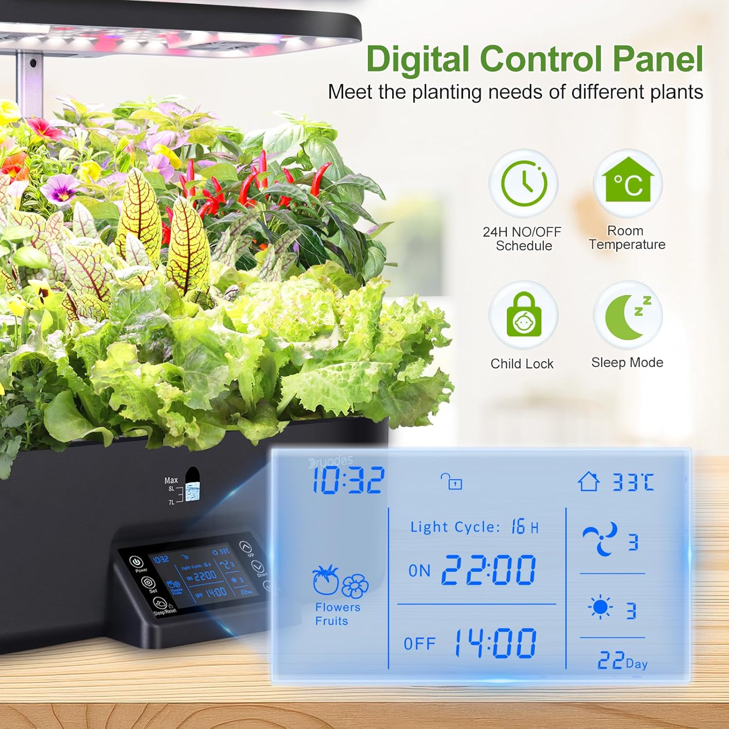 17 Pods Hydroponic Growing Sys - Smart Pod Garden avaliação e preço