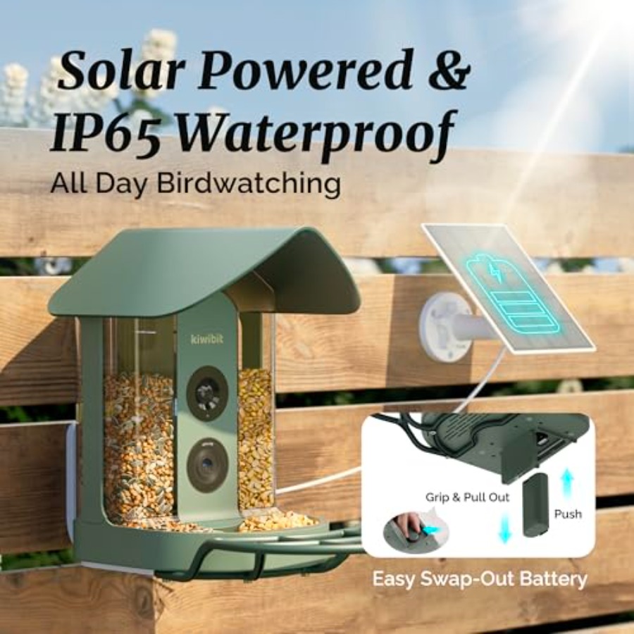 Smart Bird Feeder with 4K Came - Smart Bird Feeder Camera avaliação e preço