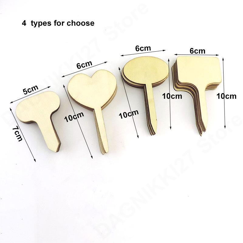 10x T-Type Wooden Plant Labels - Garden Journal Planner avaliação e preço