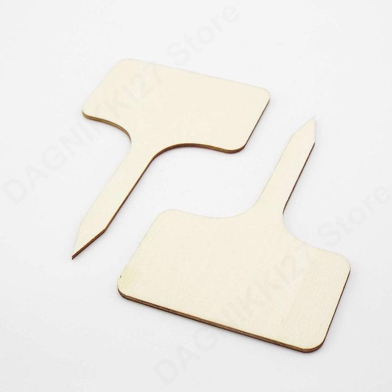 10x T-Type Wooden Plant Labels - Garden Journal Planner avaliação e preço