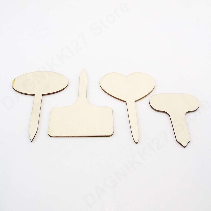 10x T-Type Wooden Plant Labels - Garden Journal Planner avaliação e preço