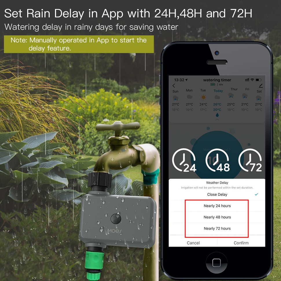 BLuetooth Valve Garden Waterin - Smart Garden Tap Timer avaliação e preço