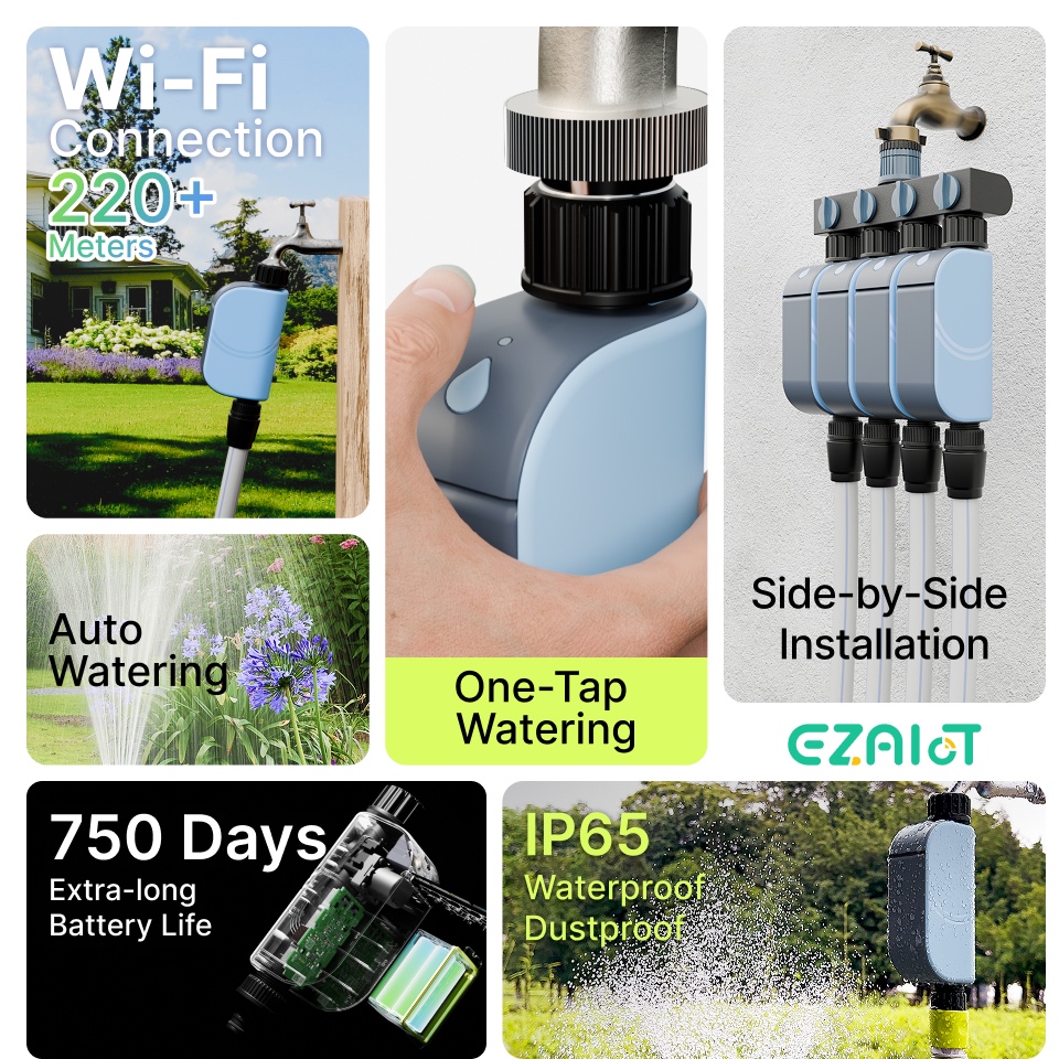 WiFi Smart Water Timer Garden  - Smart Garden Tap Timer avaliação e preço