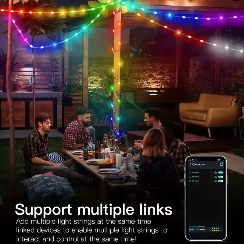 20M 10M 5M LED Christmas Light - Smart Garden Festoon Lights avaliação e preço