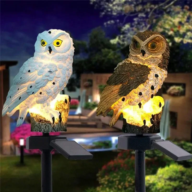 Solar Owl Statue Garden Light  - Smart Garden In Home avaliação e preço