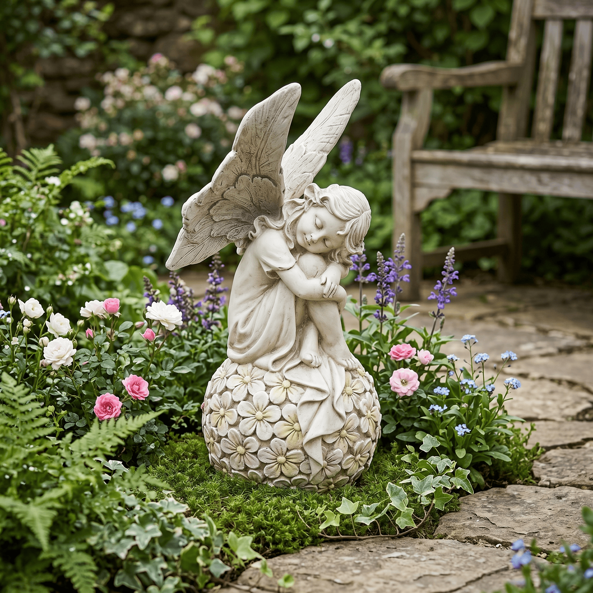 13.2-inch Garden Fairy Statue, - Smart Garden In Home avaliação e preço